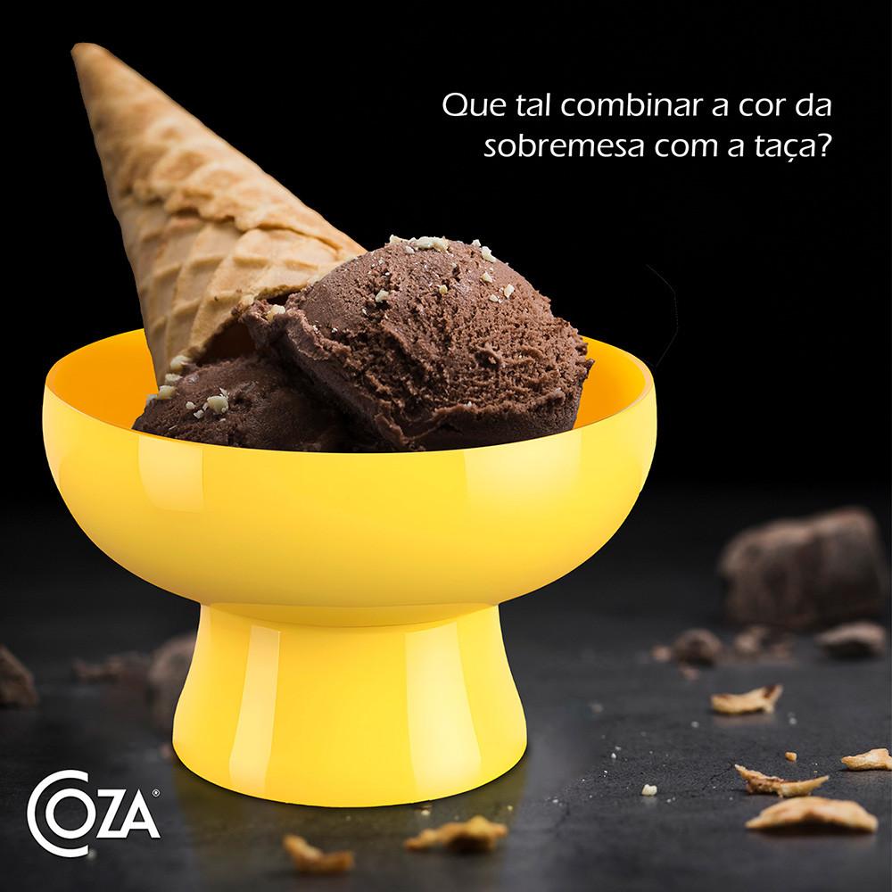 Taça Cake 11,6 x 11,6 x 7,2 cm 250 ml - Amarela Coza