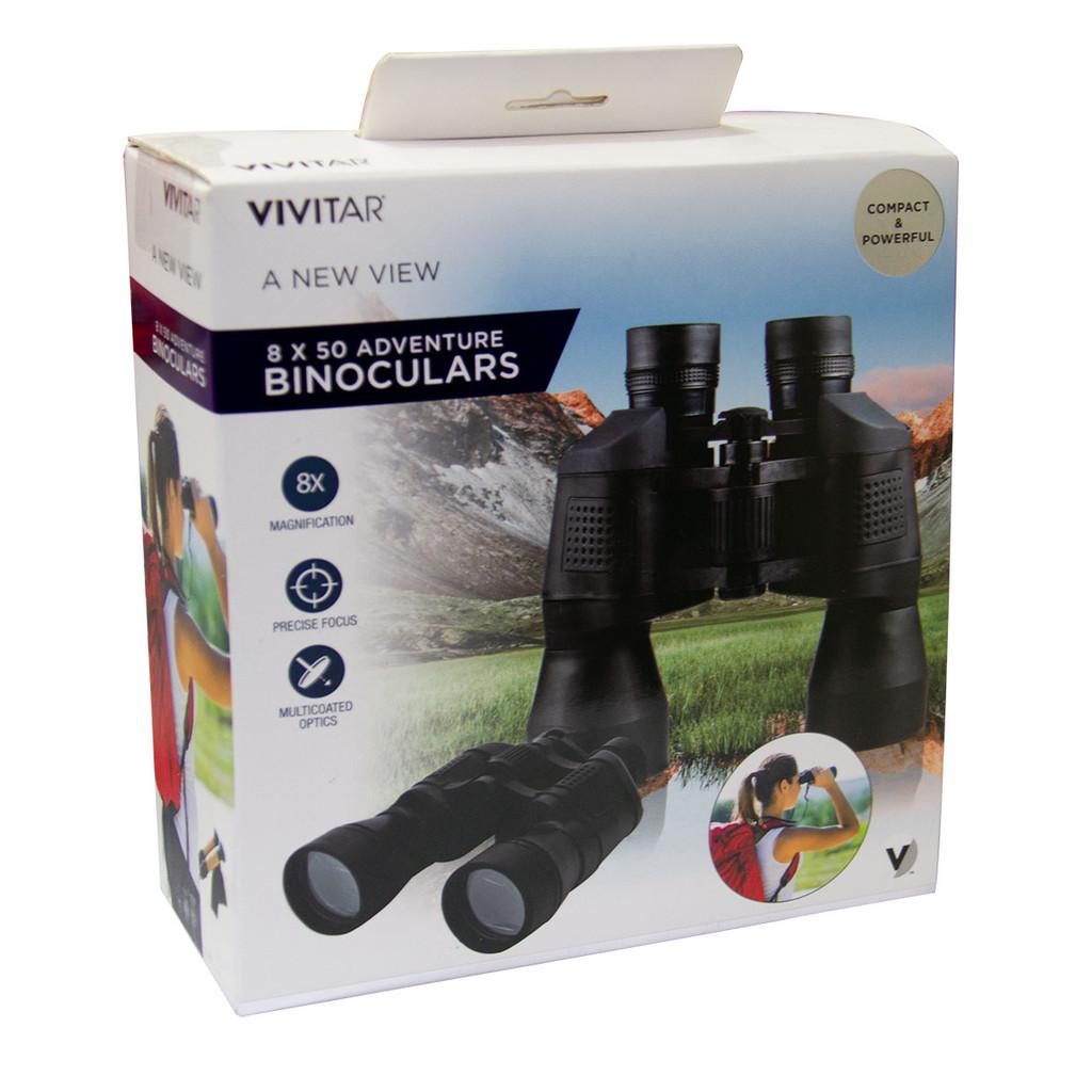 Binóculo revestido em borracha 8 x 50 mm