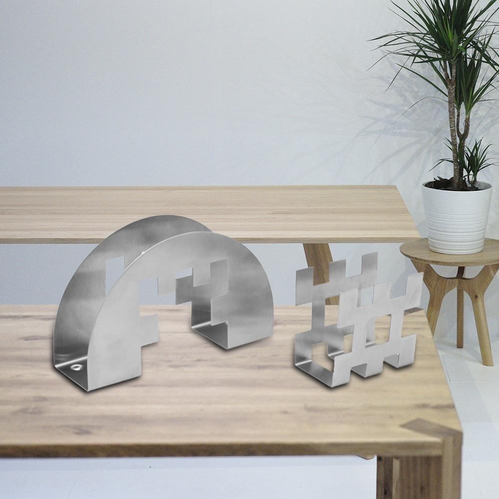 Porta-Guardanapo em aço inox 15 cm Lorena