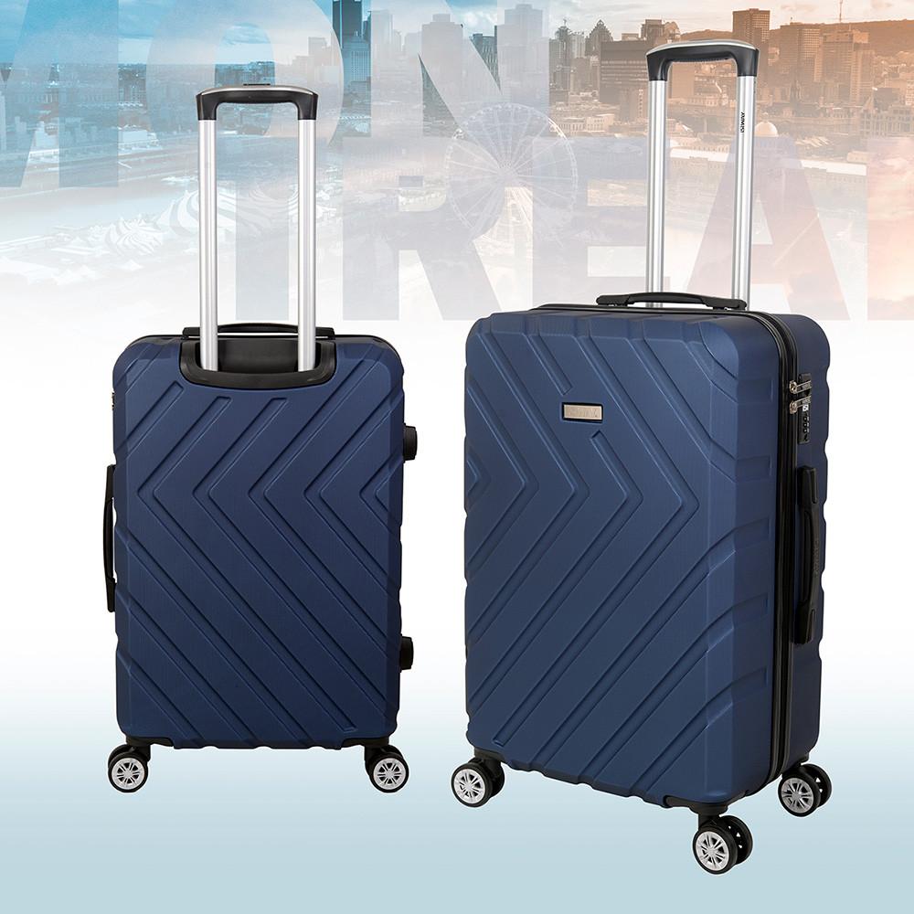 Mala ABS Montreal M 23kg Rígida Rodas 360º Segura Isibrás