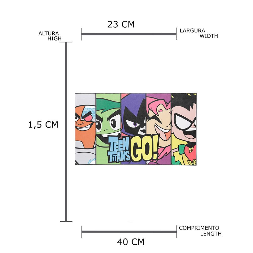 Tela Teen Titans 40 x 1,5 x 23 Cm Colorida