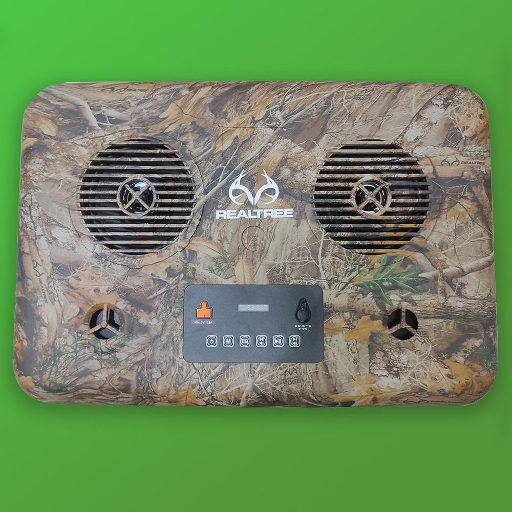 Cooler Realtree 55 l com alto-falantes e recepção remota de áudio