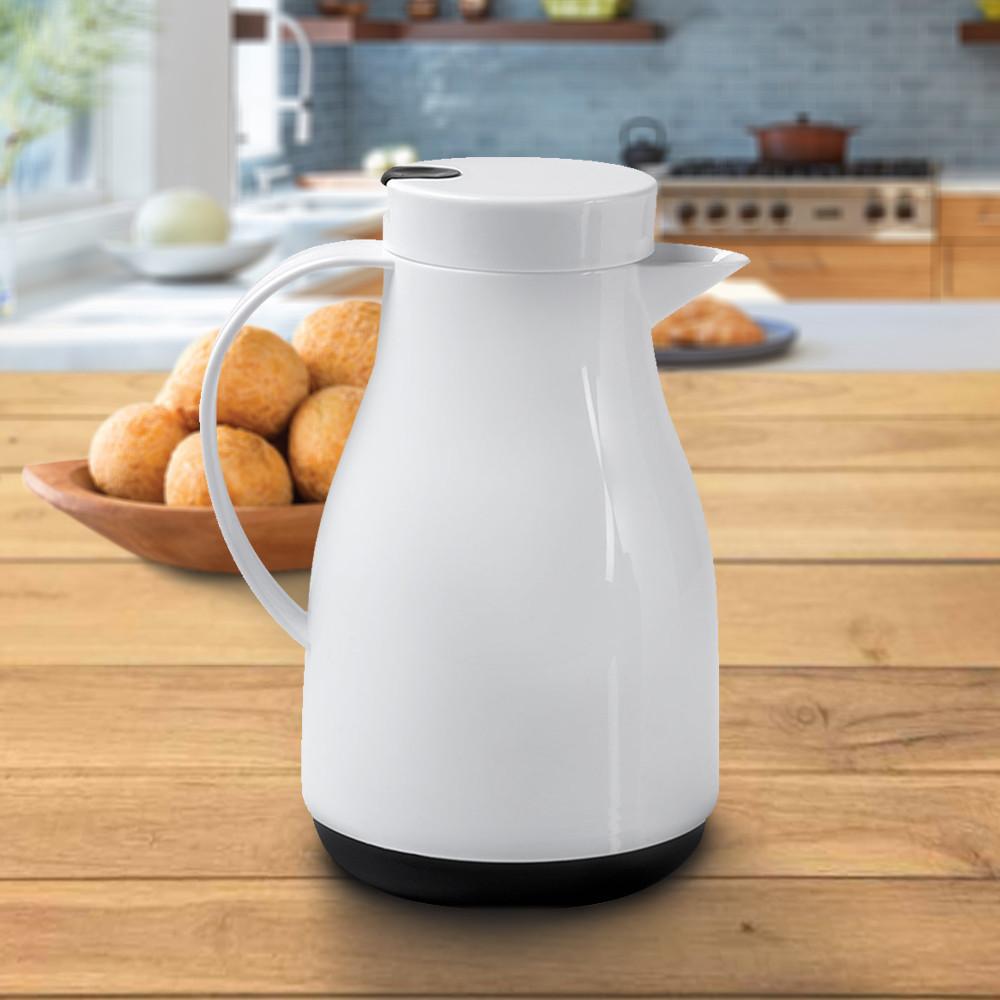 Bule Térmico C/Gatilho Keep 500Ml - Branco
