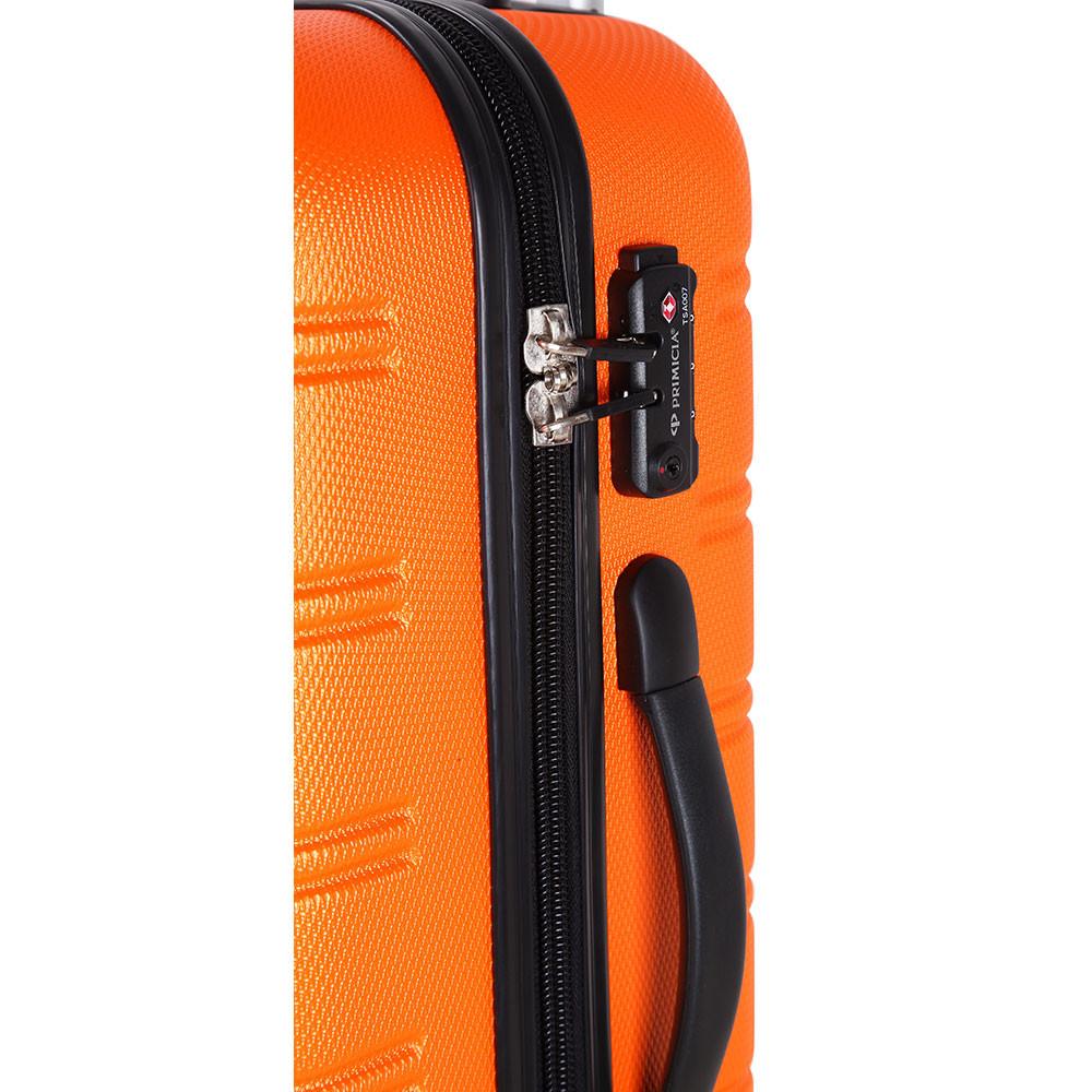 Mala viagem Primicia Chipre em ABS Rodas 360° Grande - Laranja