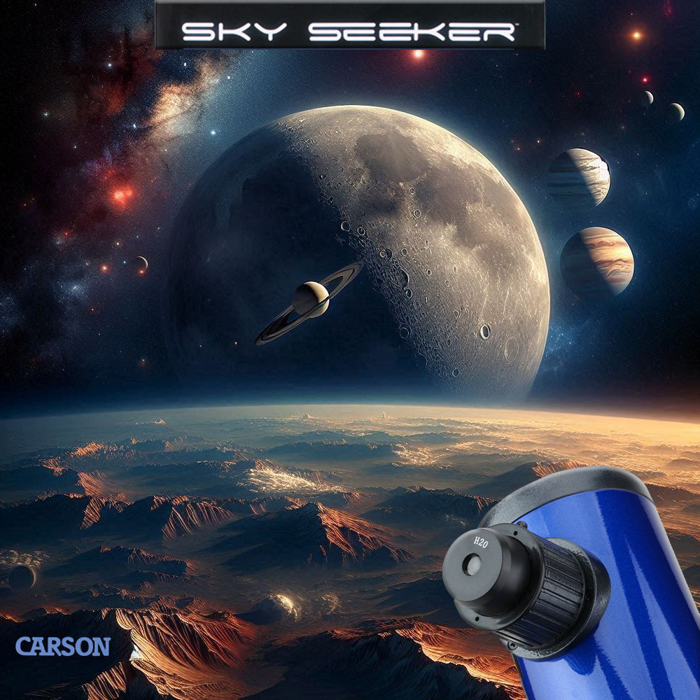 Telescópio Refletor Carson SkySeeker 76mm Zoom 15-37.5x