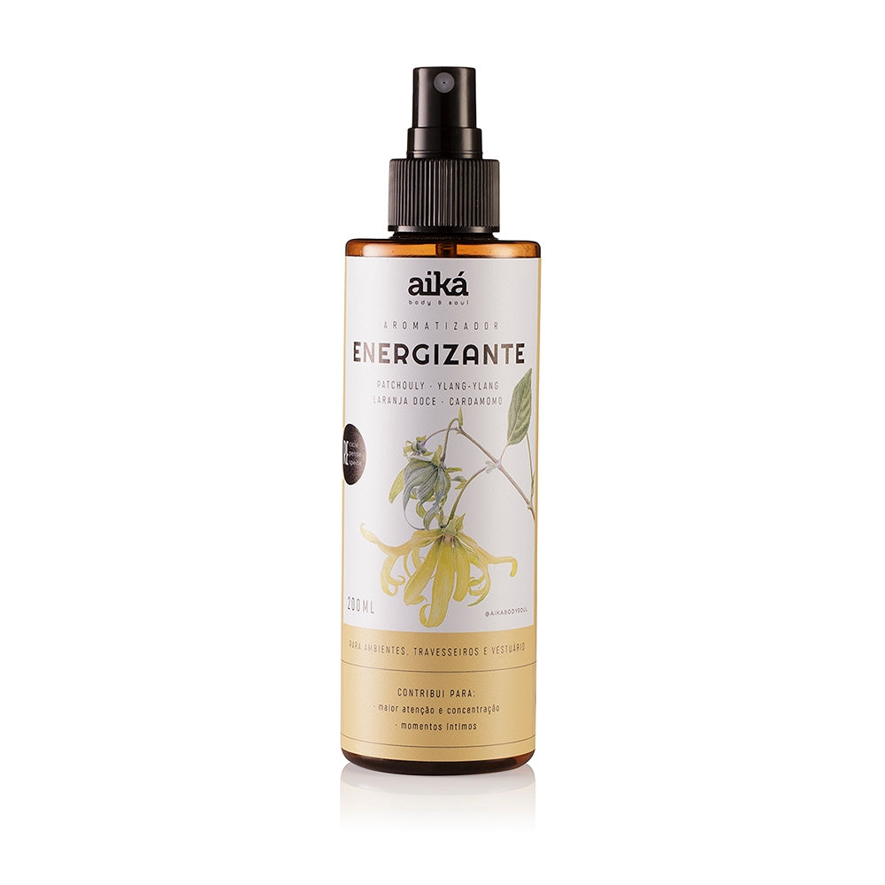 Aromatizador De Ambiente Spray 200ml Óleos Essenciais Aiká