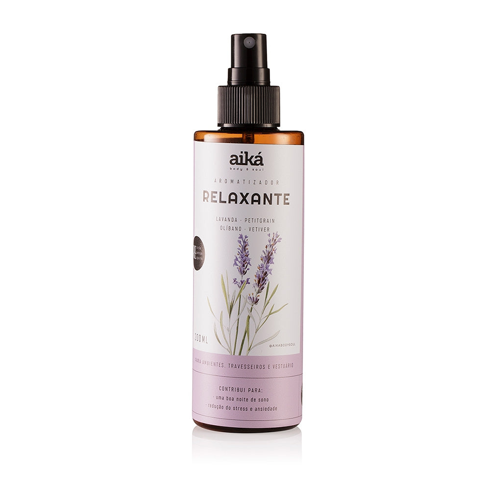 Aromatizador De Ambiente Spray 200ml Óleos Essenciais Aiká