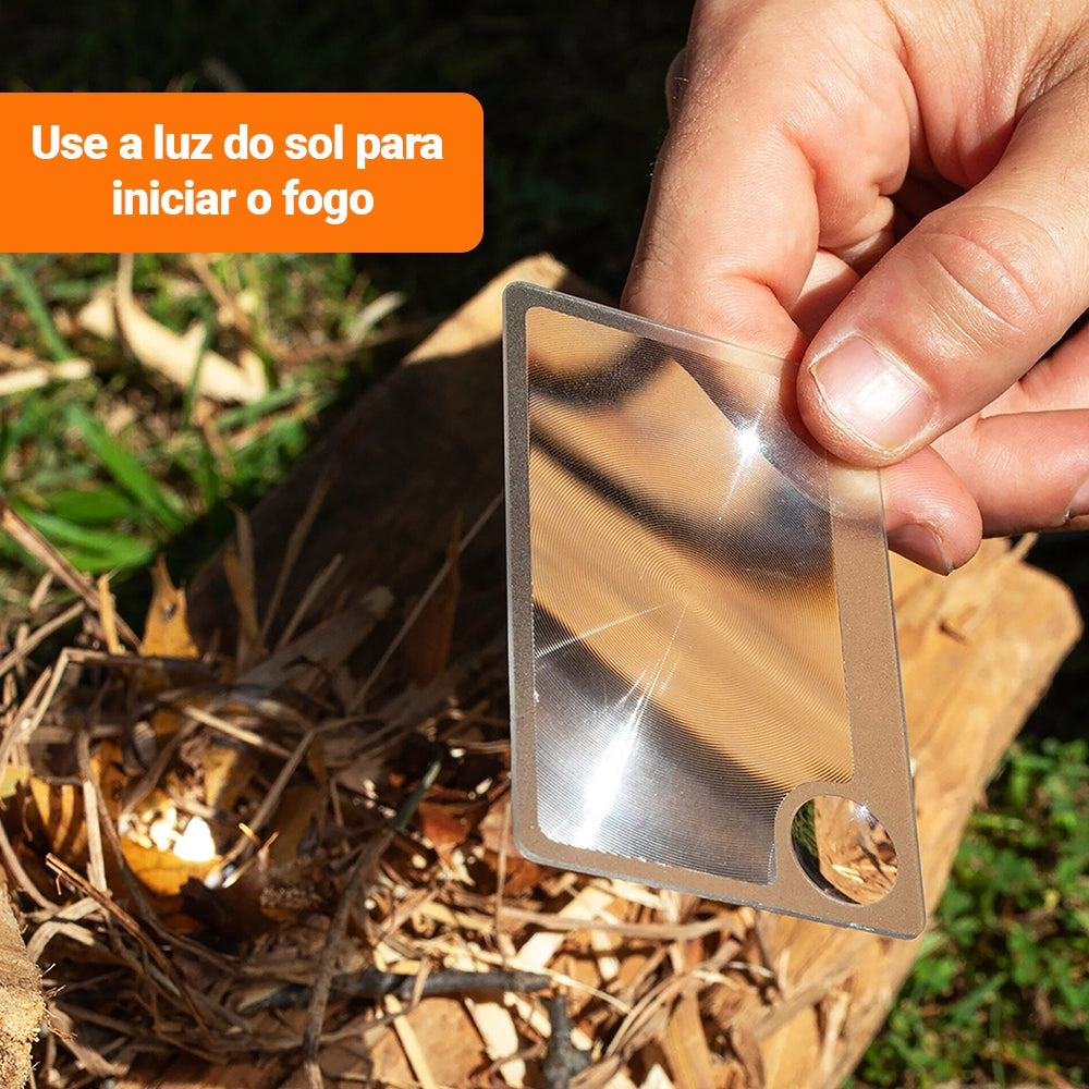 Par De Lentes Com Ampliação De 2.5x E Lente Focal De 6x Para Levar Na Carteira