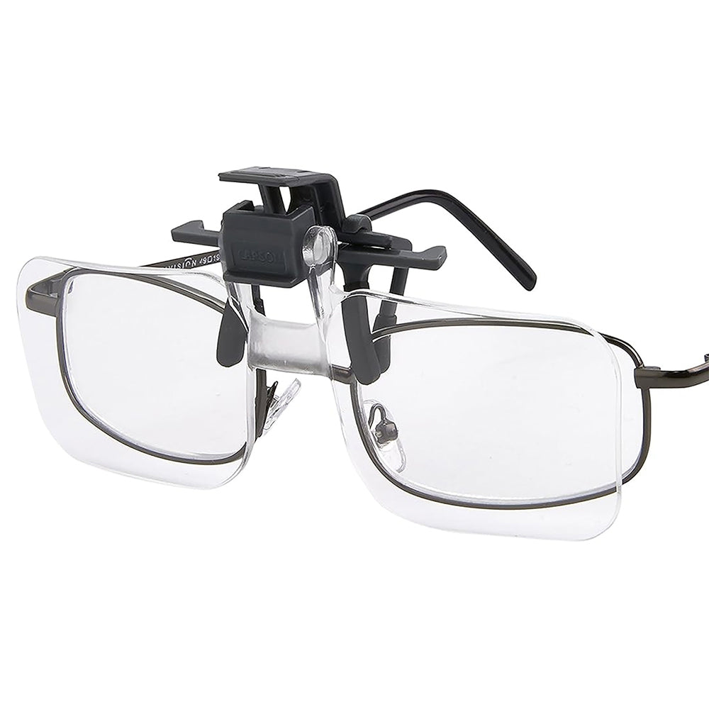 Lentes De Aumento 2X Clip & Flip Com Encaixe Para Óculos