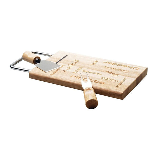 Kit queijo 3 peças em madeira Hauskraft