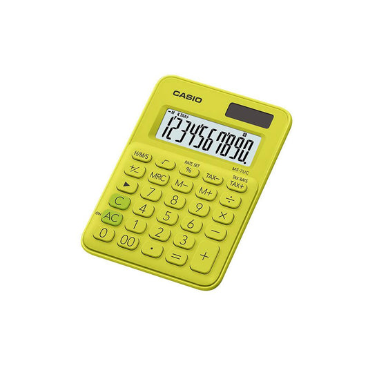 Mini Calculadora Casio de mesa c/ visor amplo 10 dígitos