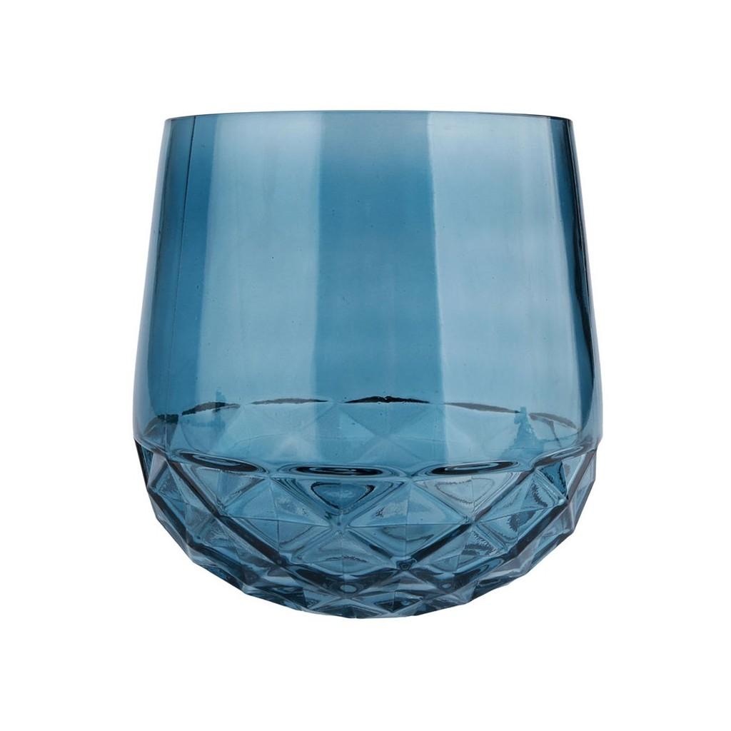 Vaso Vidro 17 x 17 x 17 Cm Pine Indigo