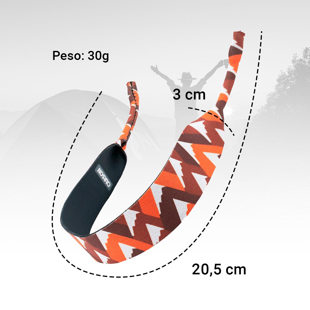 Alça De Óculos Neoprene Carson Confortável, Leve E Segura