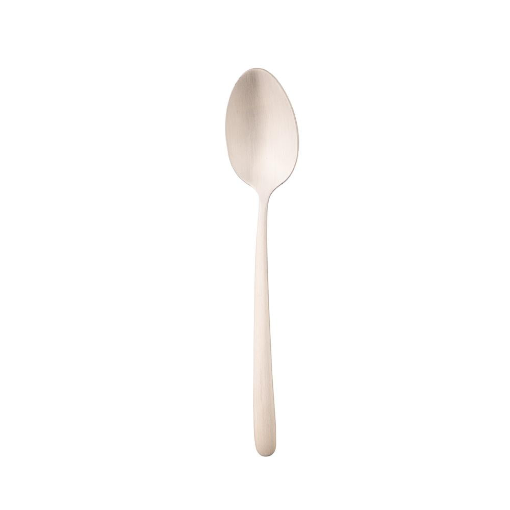 Faqueiro com 30 peças de aço inox Viena champanhe fosco