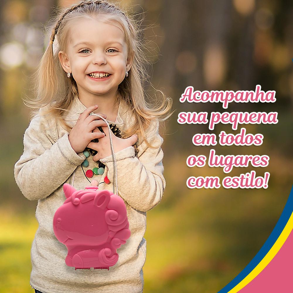 Brinquedo Kit Viagem Bolsa Unicórnio Design E Diversão 24 Peças Toyng