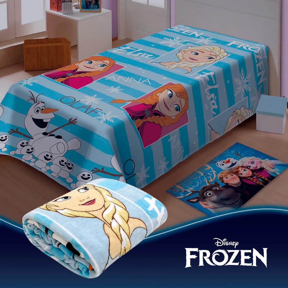 Manta Disney Fun Macia Jolitex 1,50x2m Frozen, Mickey Ou Stitch