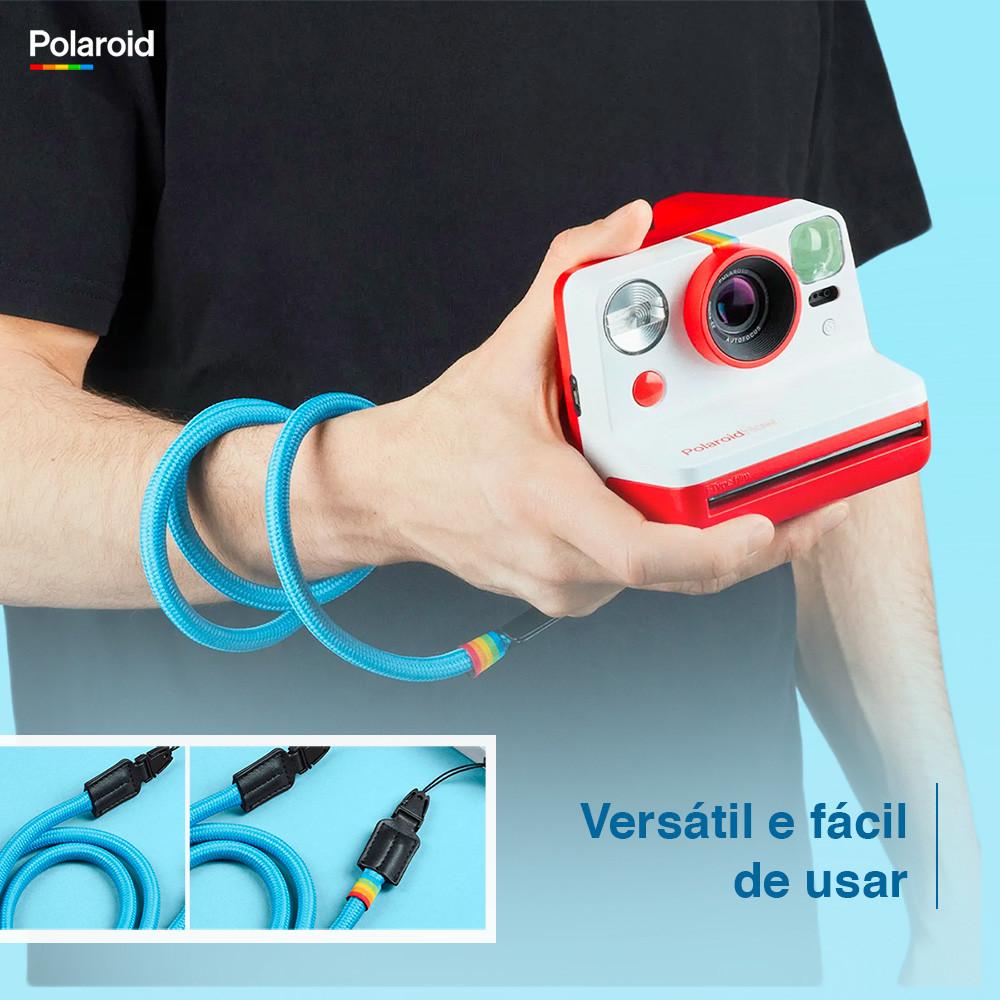 Alça Redonda Para Câmera Polaroid Couro Vegano, Estilo E Versatilidade