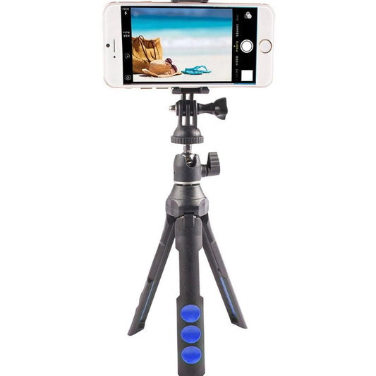 Kit 7 em 1: Tripé/Bastão+Controle+Carregador+ Adaptadores Celular/Gopro/Extensor+Bolsa