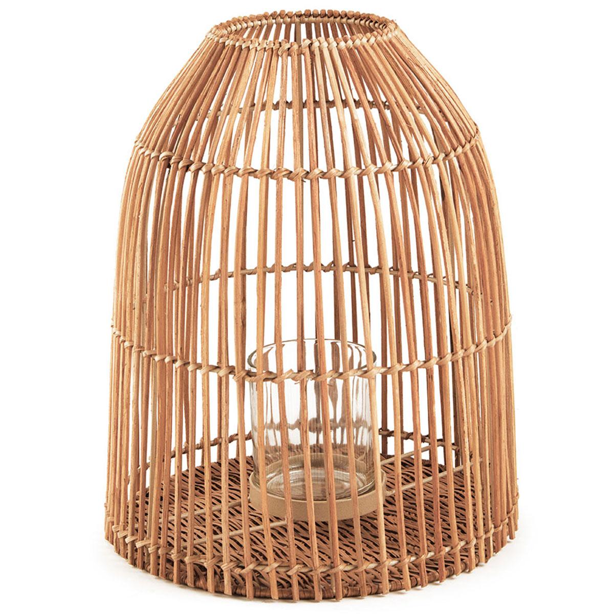 Lanterna em rattan