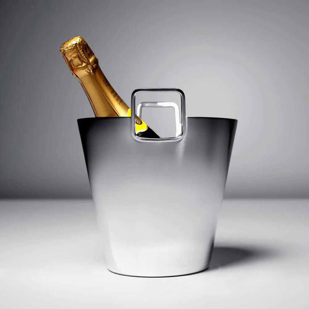 Balde Champanhe Riva Cori 4L Aço Inox Sofisticação E Estilo