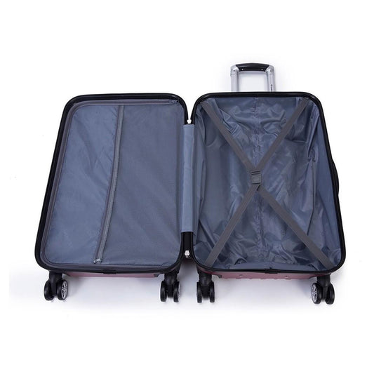 Mala viagem Primicia Seul em ABS Rodas 360° Grande - Bordô