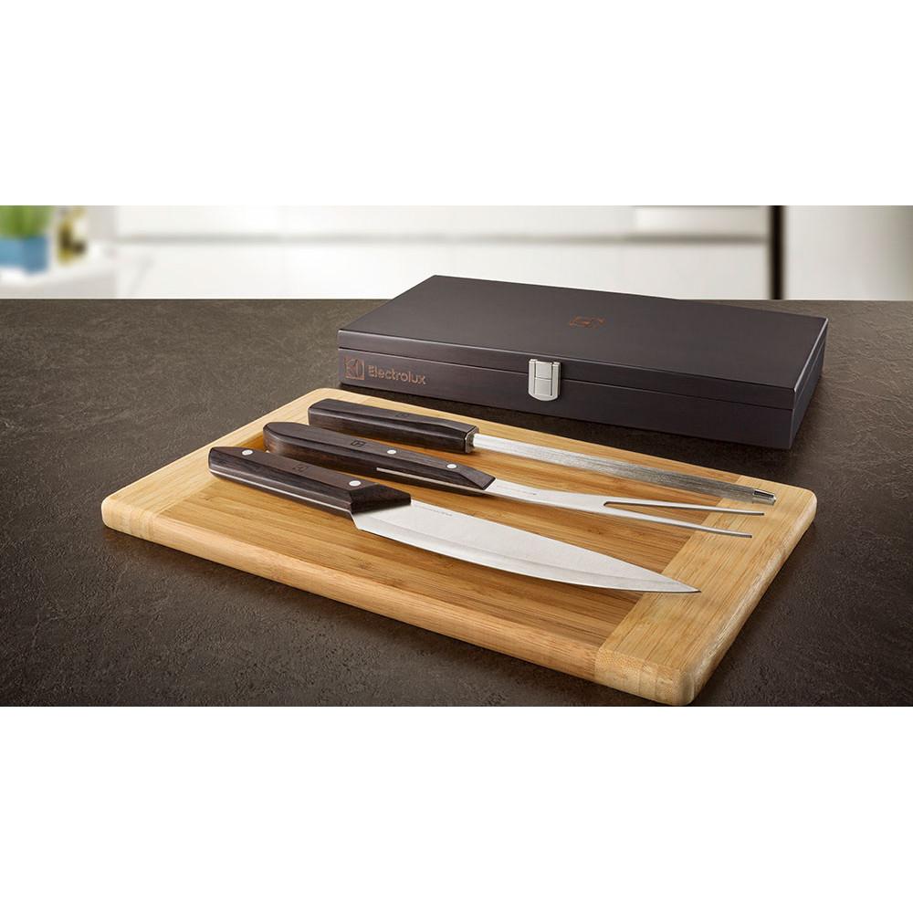 Kit para Churrasco Electrolux A15338701 - 3 peças em lindo estojo
