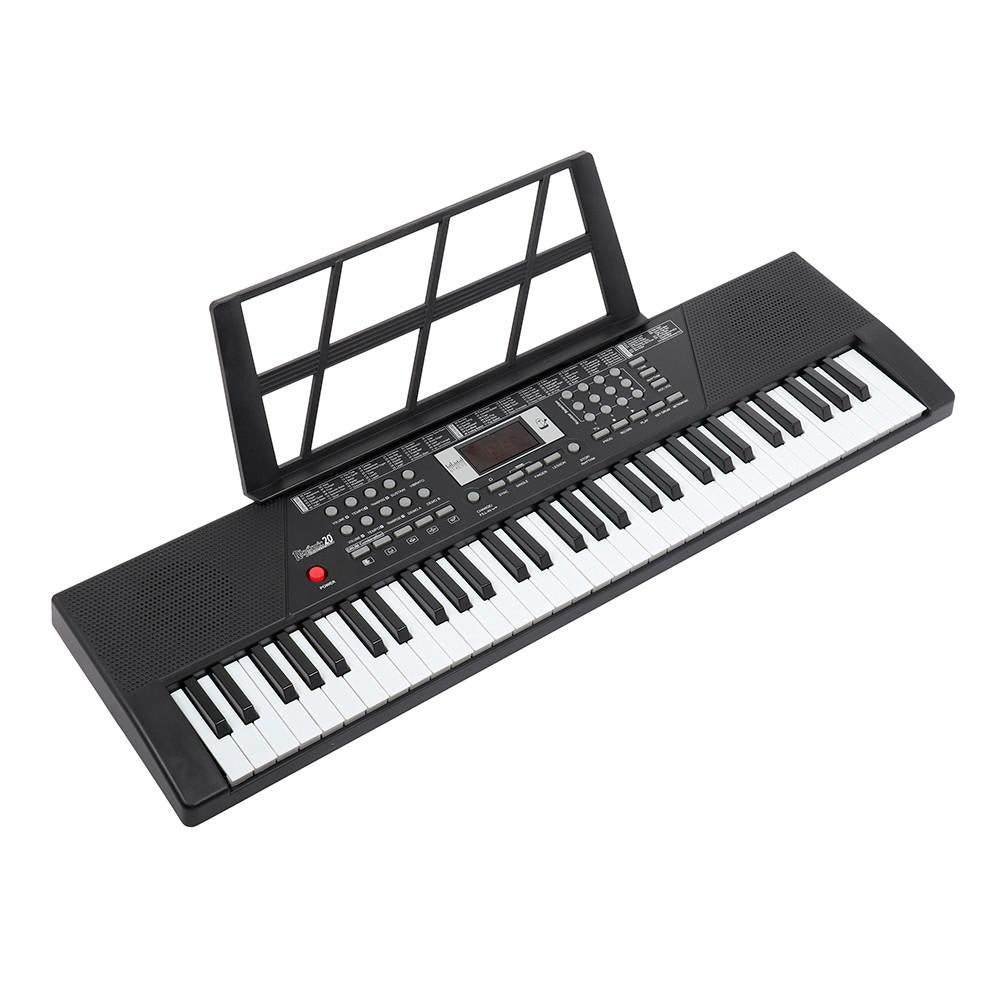 Teclado Portátil 61 Teclas Rhythmic 20 com microfone