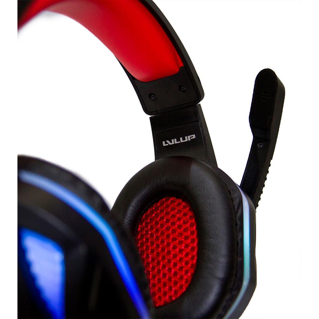 Hero Pro Gaming Led Headset Level UP para Xbox, PS, Switch, PC e Mobile