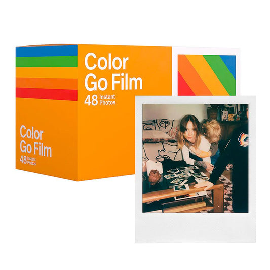 Pacote Filme Polaroid Go Color Moldura Branca Com 48 Fotos