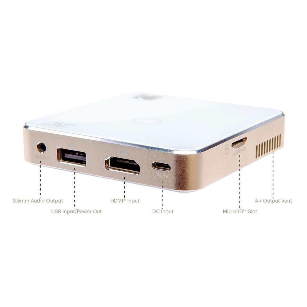 Projetor DLP portátil de bolso Kodak 1080p HD, HDMI, USB e micro SD