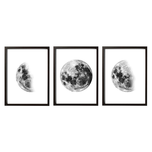 kit quadros em mdf -  3 peças de  42 x 32 x 2,5 cm