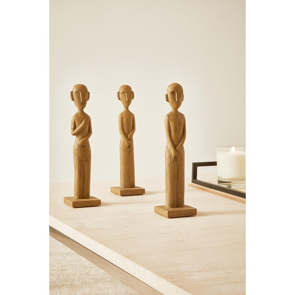 Kit Escultura pessoas em poliresina