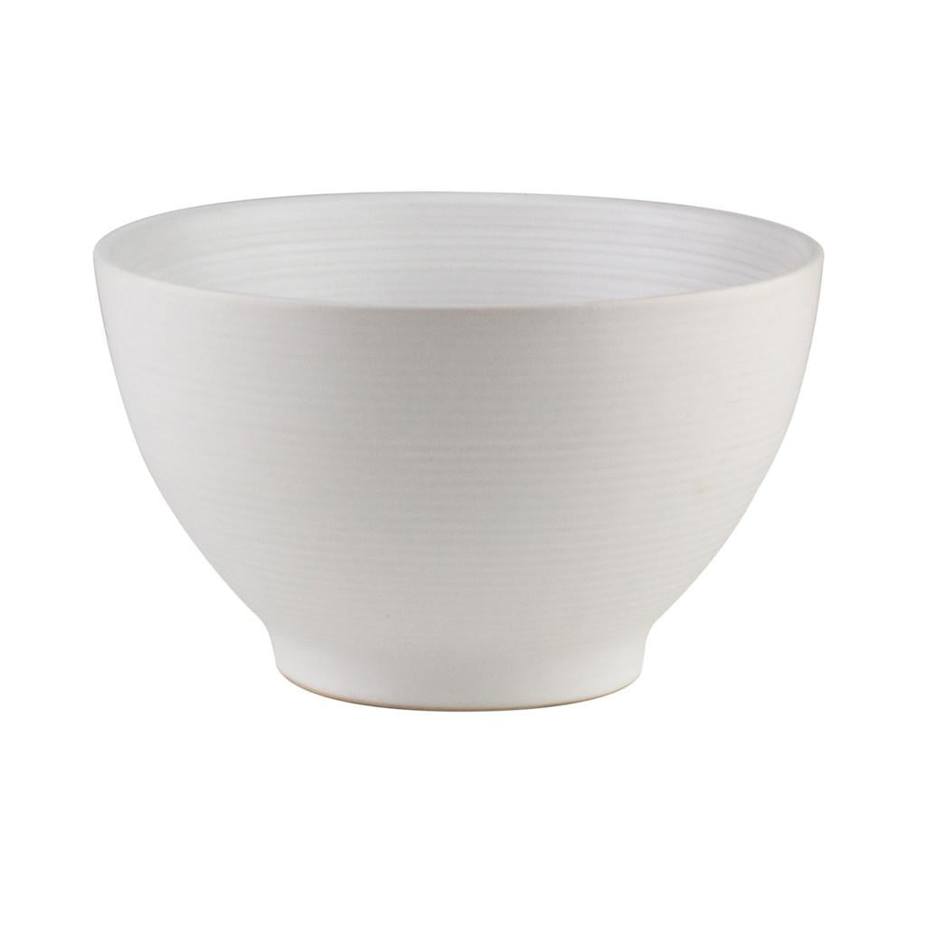 Conjunto com 2 bowls de cerâmica 13cm 620ml branco