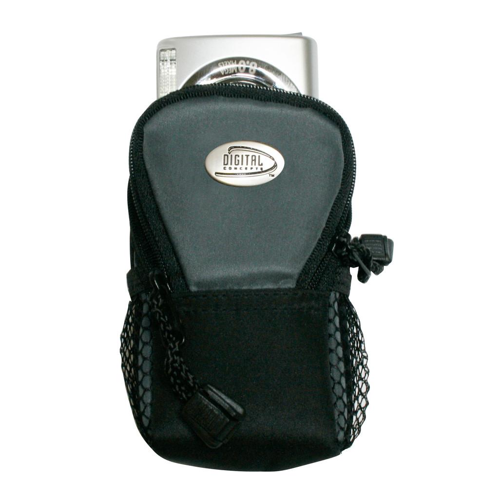 Estojo para câmera digital compacta com capa de chuva camuflada