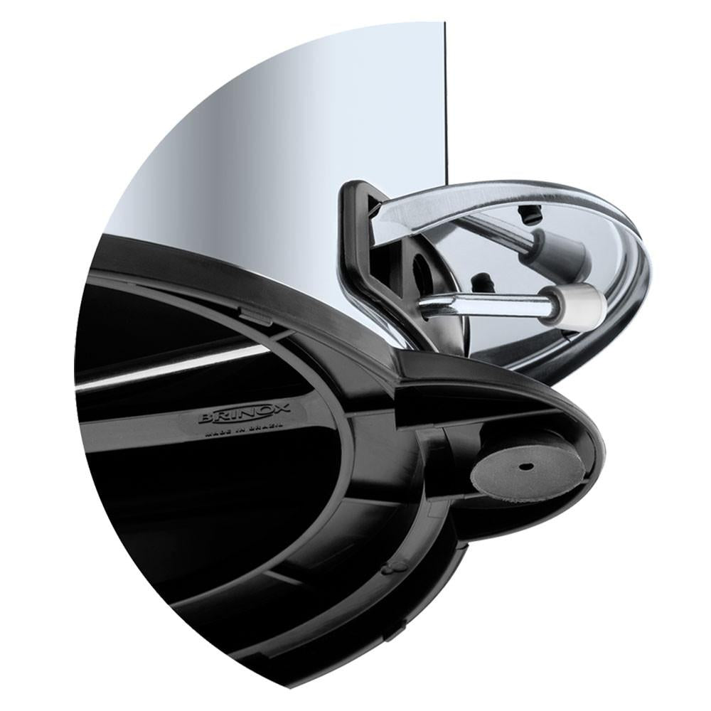 Lixeira Brinox Inox com Pedal e Balde 20L