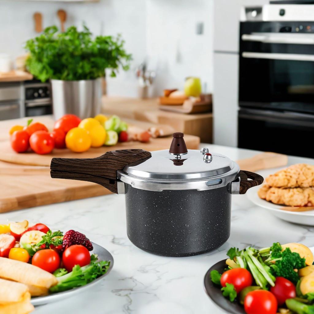 Panela De Pressão Ceramic Life Pressure 4,2L Com Cabo Baquelite Brinox