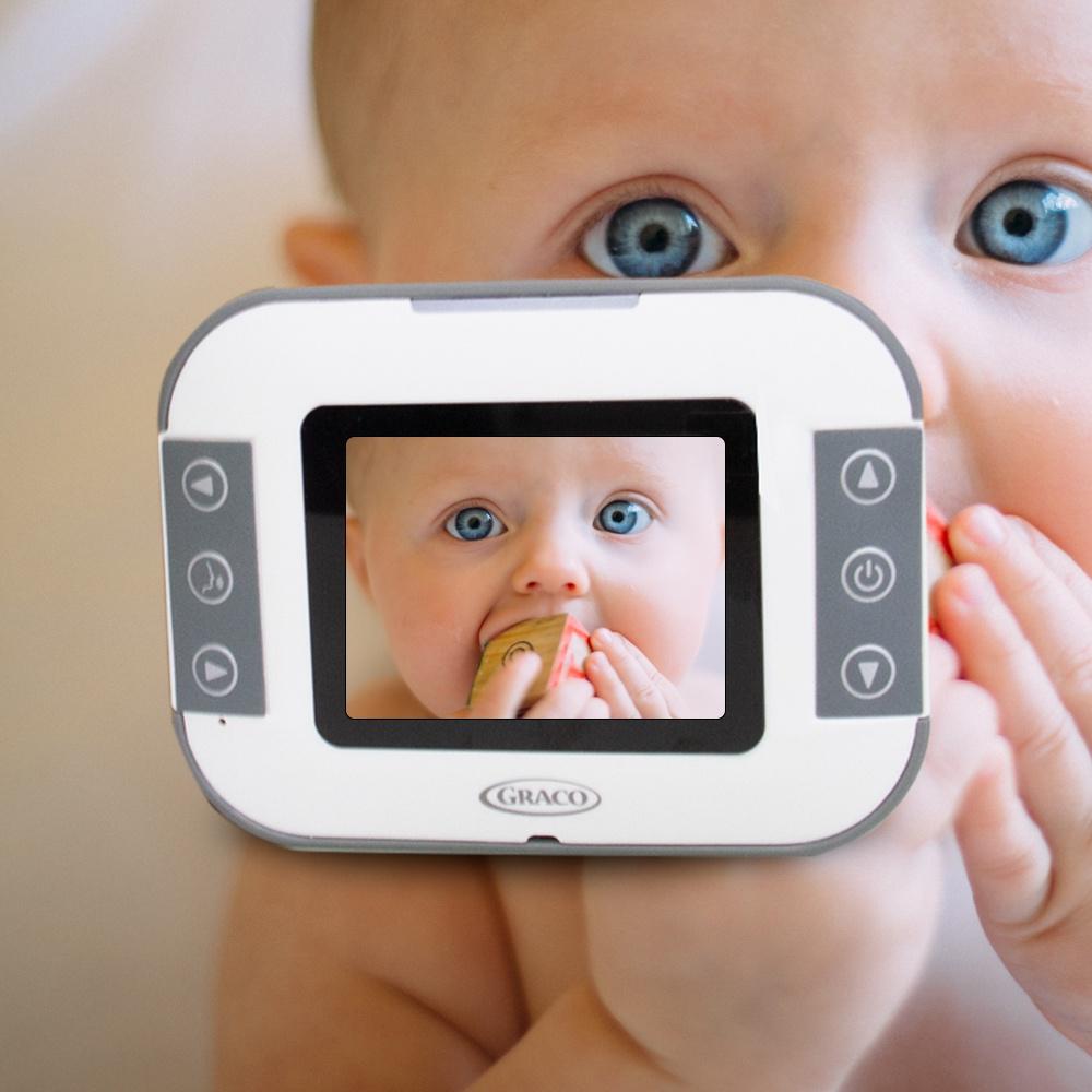 Babá Eletrônica com Câmera e Monitor de Áudio e Vídeo com Intercomunicação Sem Fio