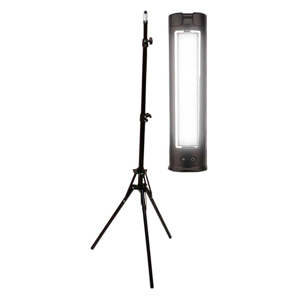 Luminária portátil com 3 painéis LED + Tripé para suporte de iluminação Ring Light - 1,80m