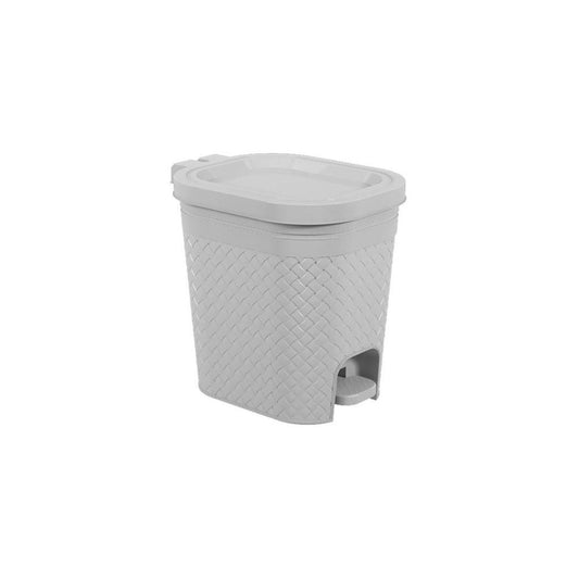 Lixeira com Pedal 6,5l Craft Coza 26,8 x 19,7 x 25,7 cm - Cinza