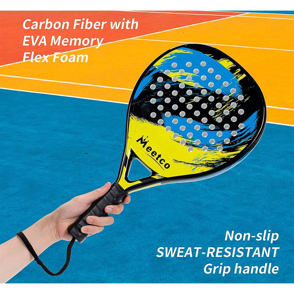 Raquete para Beach Tennis Power Lite 360g em Fibra de Carbono e EVA Flex Foam