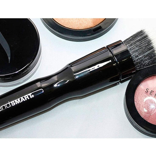 Pincel elétrico sem fio para maquiagem com 3 escovas rotativas