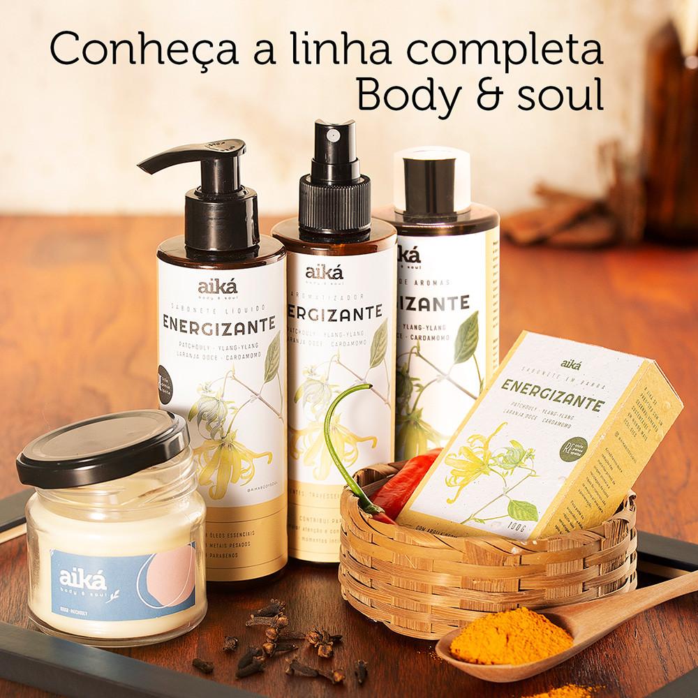 Sabonete Líquido Natural Com Óleos Essenciais 200ml Aiká