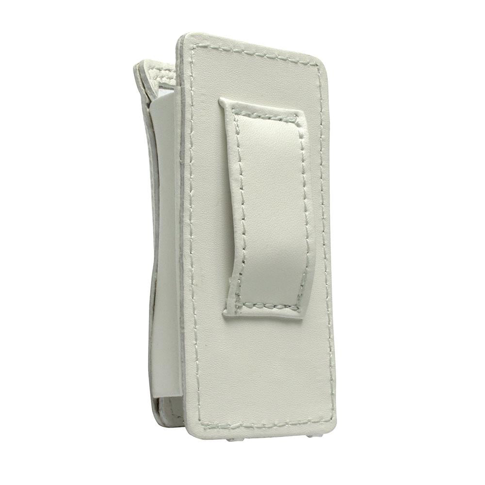 Estojo em couro para iPod Nano com frente transparente