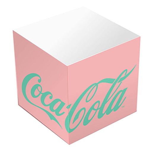 Bloco de Anotação Coca-Cola Papel Cubes Contemporary Green
