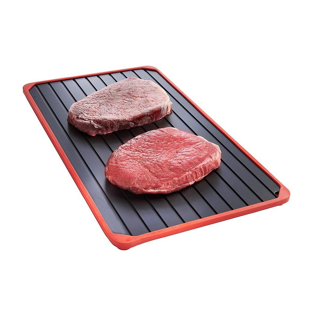 Tábua para descongelar alimentos com borda em Silicone 29,6 x 1,5 x 21 cm