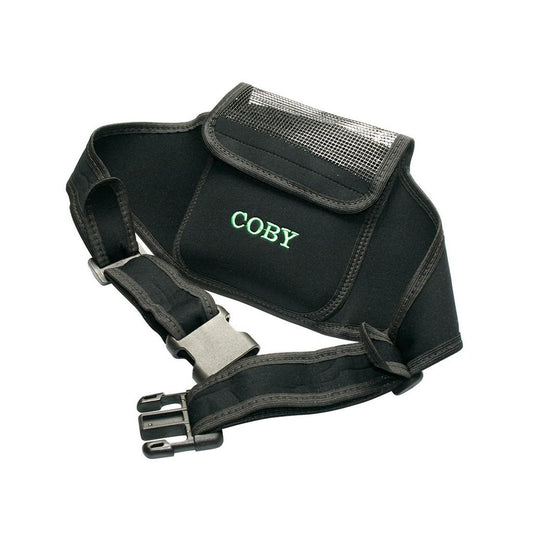 Pochete Coby em Neoprene para uso diário com bolso frontal e ajuste lombar