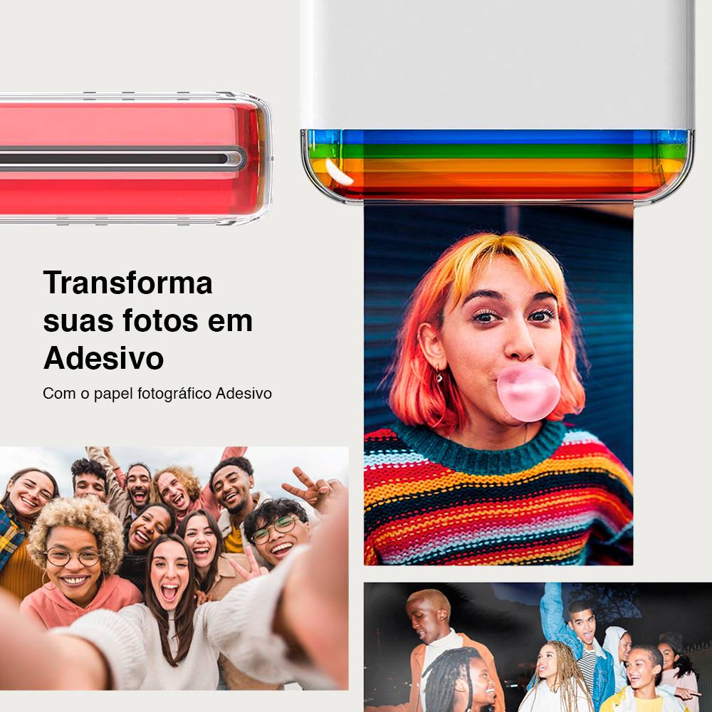 Impressora De Fotos Polaroid Hi-Print 2x3 Bluetooth Portátil