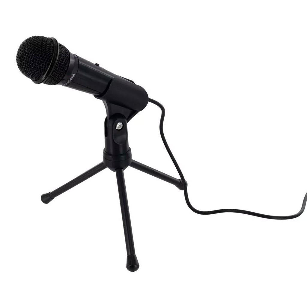 Microfone de mesa Gear GO-609 com cancelamento de ruído, tripé e Suporte