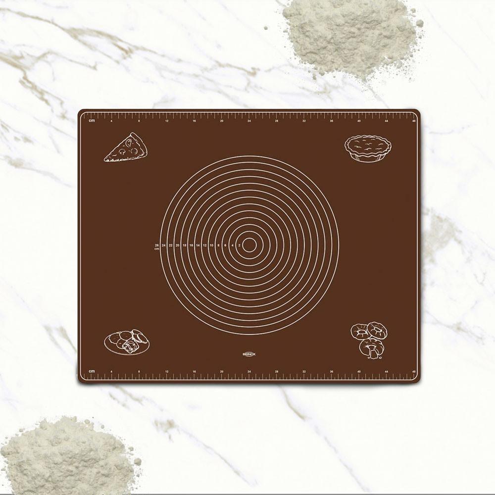 Esteira de Rolamento de massa Glacê 50 x 39,5 cm - Chocolate Brinox