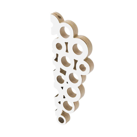 Rack em madeira para até 6 garrafas de vinho - Designer Chantal Drenthe